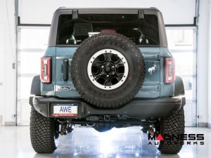 Ford Bronco Performance Exhaust System - Cat Back - Single Rear Exit - AWE - No Tip w/ Bash Guard